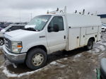 2008 Ford Econoline E350 Super Duty Cutaway Van White vin: 1FDSE35L98DA09021