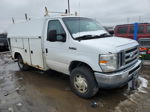 2008 Ford Econoline E350 Super Duty Cutaway Van White vin: 1FDSE35L98DA09021