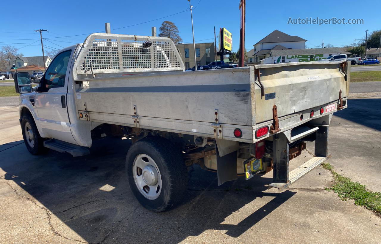 2008 Ford F350 Srw Super Duty White vin: 1FDSF34508EC04550