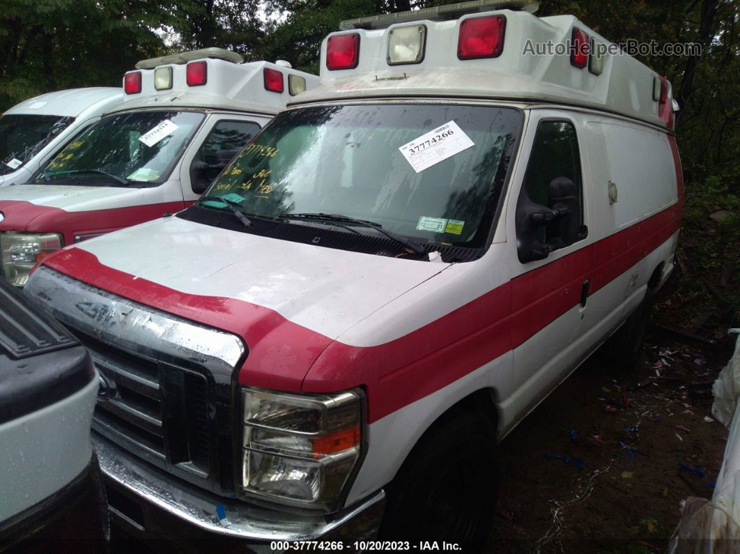 2010 Ford Econoline Cargo Van Commercial White vin: 1FDSS3EP6ADA36162