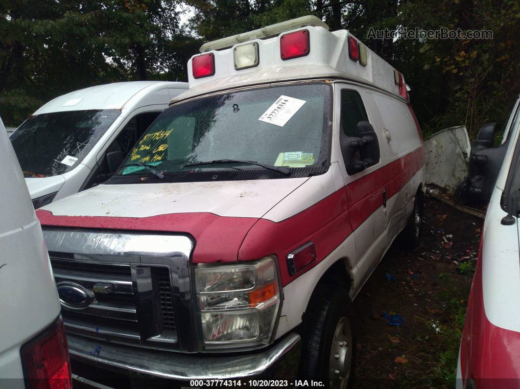 2010 Ford Econoline Cargo Van Commercial White vin: 1FDSS3EP8ADA36163