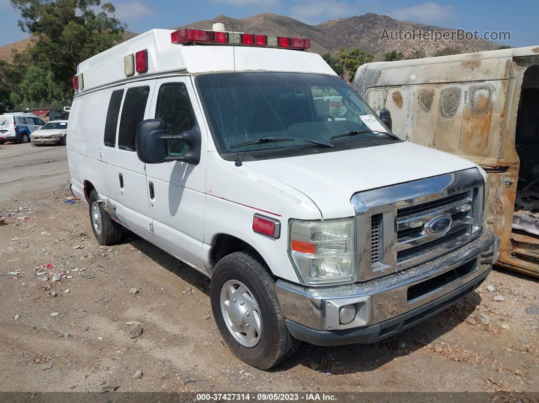 2012 Ford Econoline Cargo Van Super Duty White vin: 1FDSS3ES2CDA16658