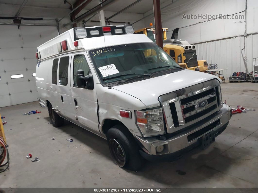 2013 Ford E-350 Super Duty Commercial White vin: 1FDSS3ES5DDA68951