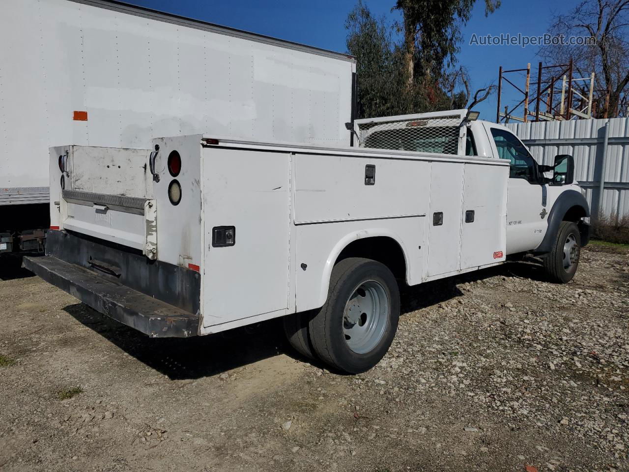 2014 Ford F550 Super Duty White vin: 1FDUF5GT9EEB28689