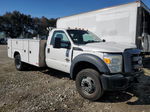 2014 Ford F550 Super Duty White vin: 1FDUF5GT9EEB28689