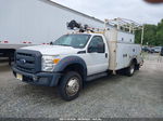 2014 Ford Super Duty F-550 Drw Xl/xlt White vin: 1FDUF5GY9EEA18057