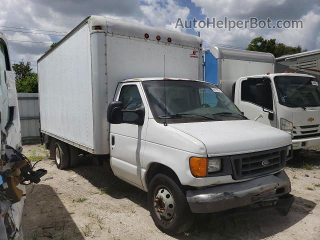 2007 Ford Econoline E350 Super Duty Cutaway Van White vin: 1FDWE35P07DA72169