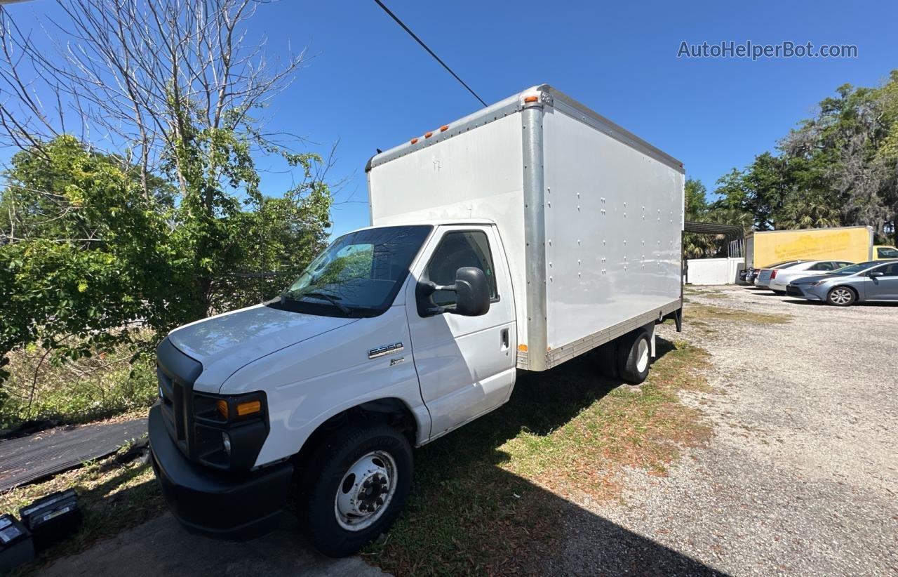 2012 Ford Econoline E350 Super Duty Cutaway Van White vin: 1FDWE3FL5CDB19153