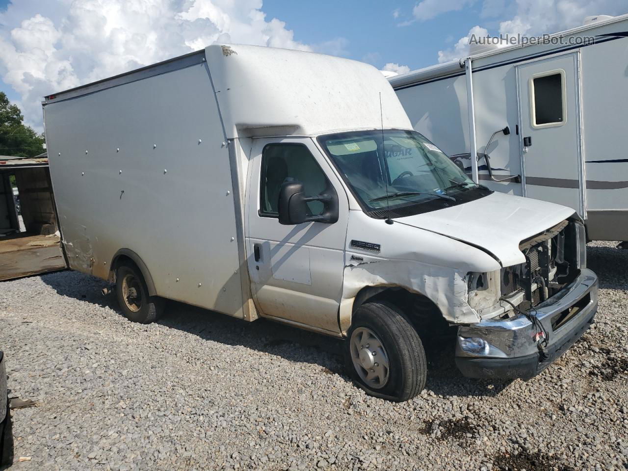 2013 Ford Econoline E350 Super Duty Cutaway Van White vin: 1FDWE3FL7DDA20397