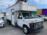 2008 Ford Econoline E450 Super Duty Cutaway Van White vin: 1FDWE45P98DB44798