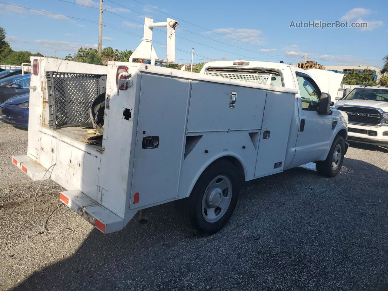 2008 Ford F350 Srw Super Duty White vin: 1FDWF30578EC94335