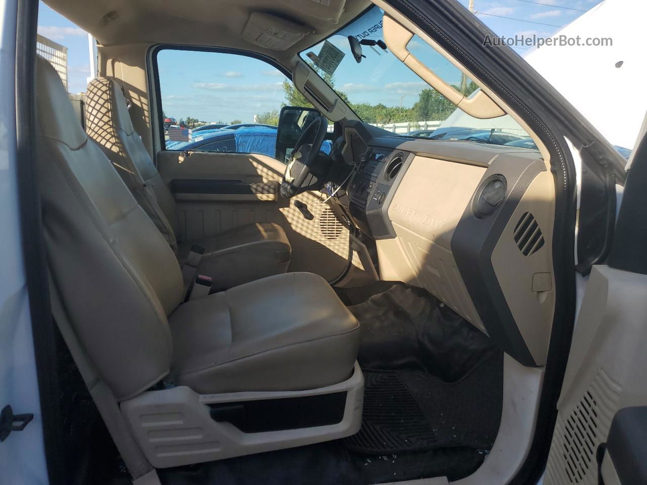 2008 Ford F350 Srw Super Duty White vin: 1FDWF30578EC94335