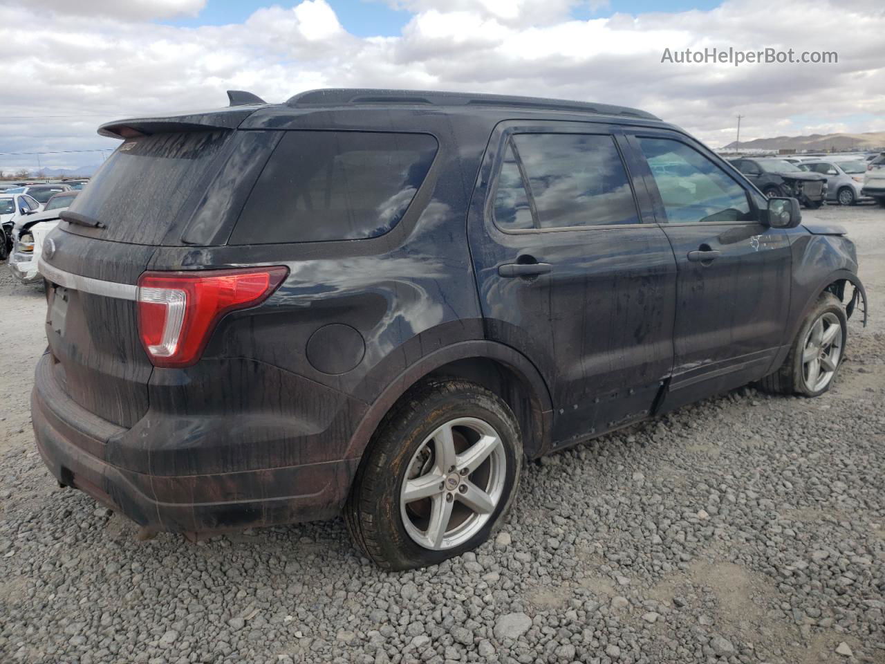 2018 Ford Explorer  Черный vin: 1FM5K7B80JGB42686