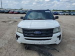 2018 Ford Explorer  White vin: 1FM5K7B81JGB07820