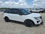 2018 Ford Explorer  White vin: 1FM5K7B81JGB07820