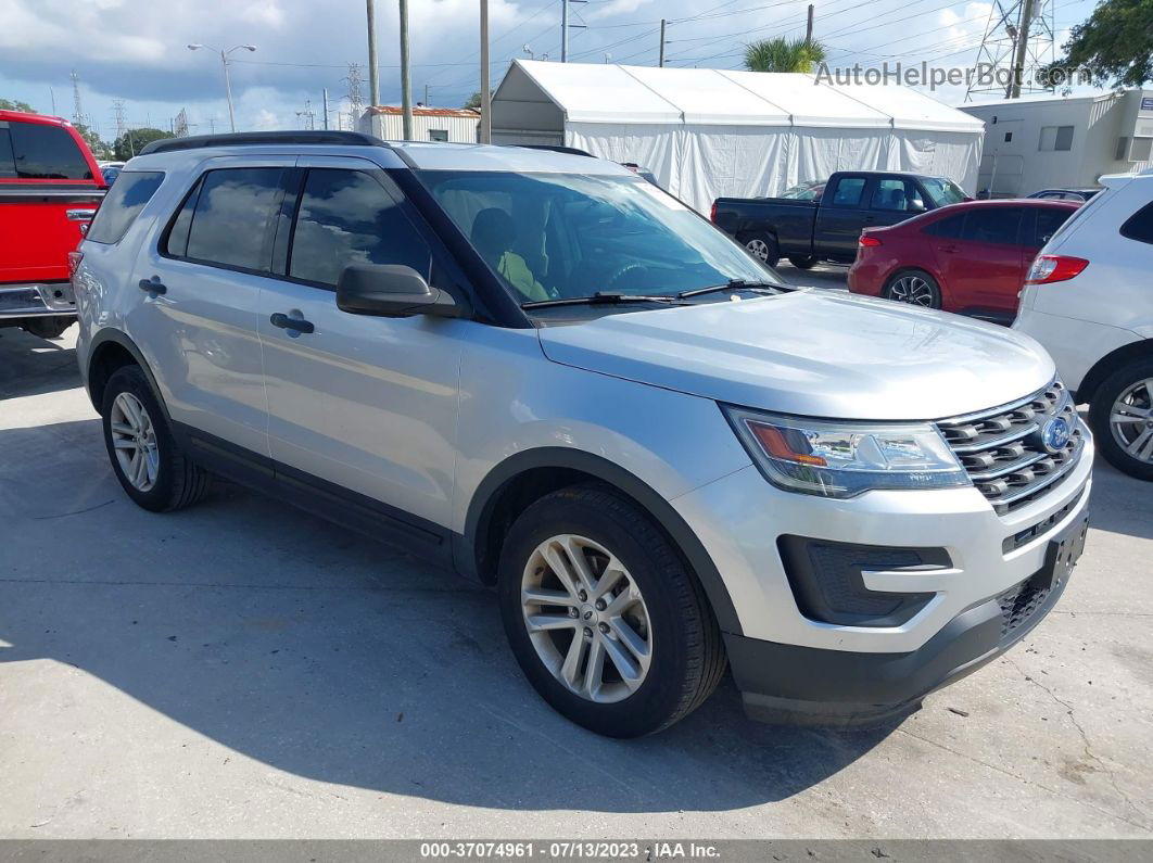 2017 Ford Explorer Base Silver vin: 1FM5K7B82HGD78993