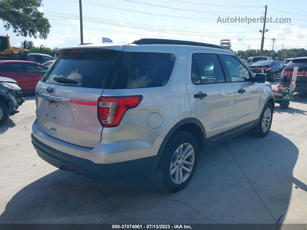 2017 Ford Explorer Base Silver vin: 1FM5K7B82HGD78993