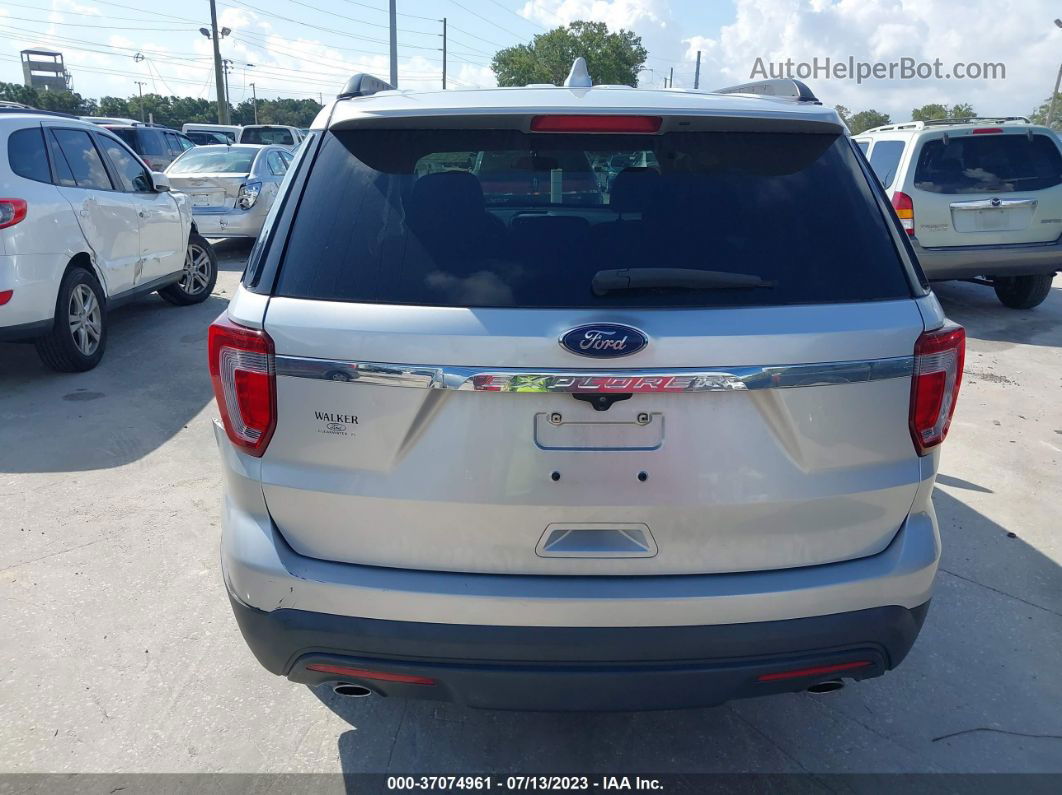 2017 Ford Explorer Base Silver vin: 1FM5K7B82HGD78993