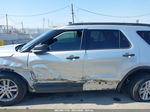 2017 Ford Explorer   Silver vin: 1FM5K7B83HGA88052