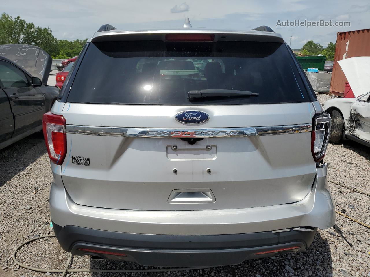 2017 Ford Explorer  Silver vin: 1FM5K7B86HGE07850