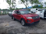 2017 Ford Explorer Base Red vin: 1FM5K7B87HGA92198