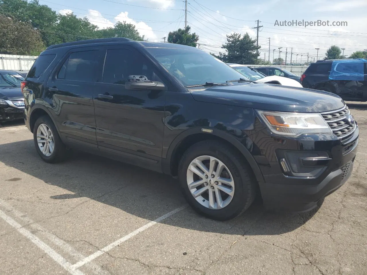 2017 Ford Explorer  Black vin: 1FM5K7B87HGD97426