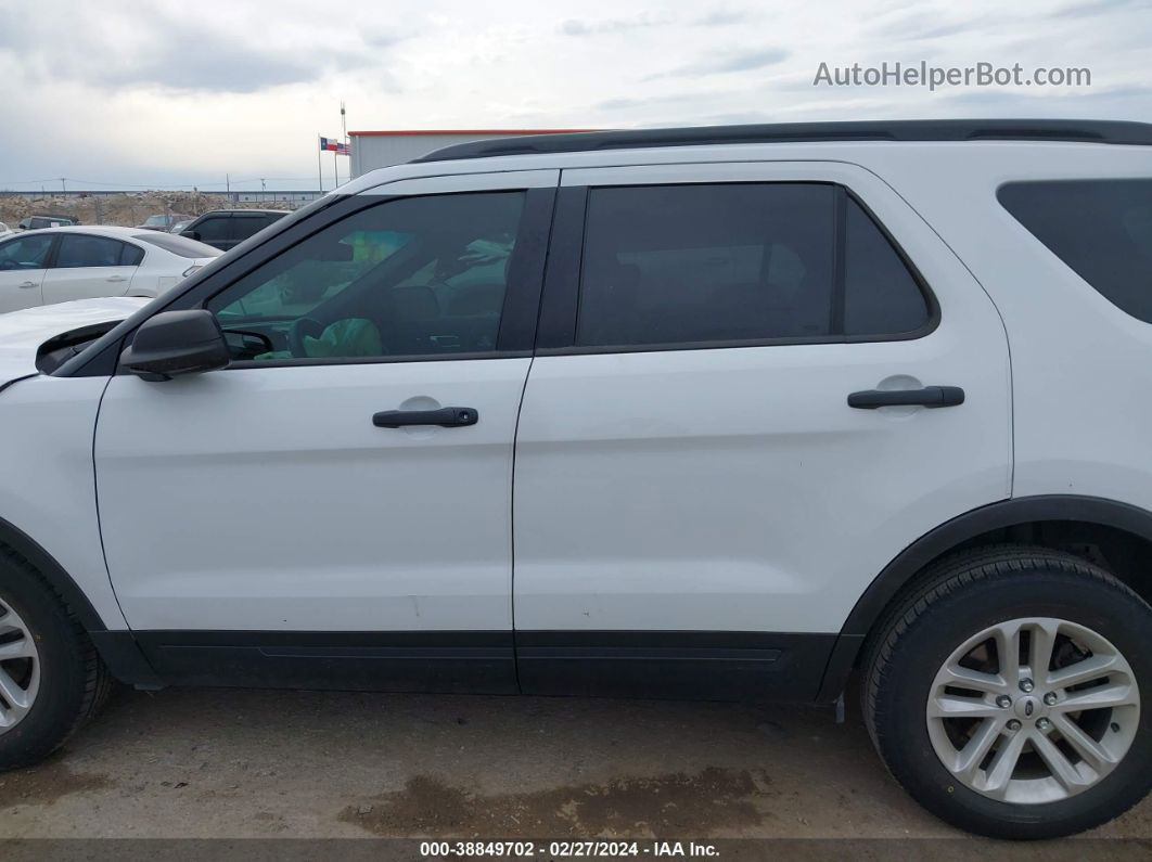 2017 Ford Explorer   White vin: 1FM5K7B8XHGD11672