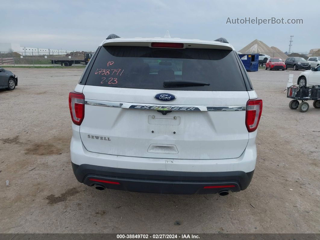 2017 Ford Explorer   White vin: 1FM5K7B8XHGD11672