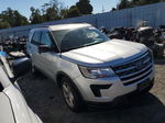 2018 Ford Explorer  Silver vin: 1FM5K7B8XJGC06653