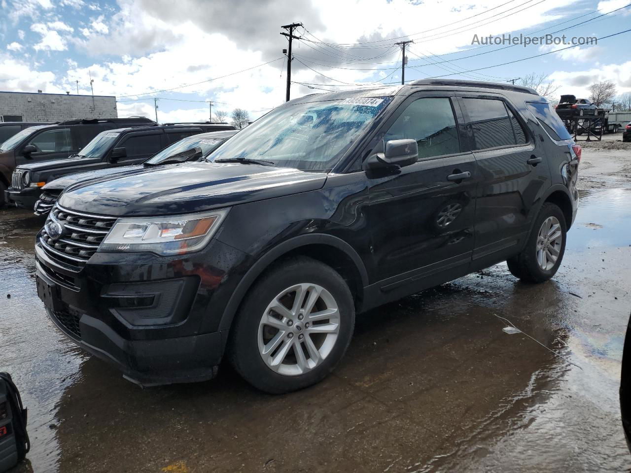 2016 Ford Explorer  Black vin: 1FM5K7BH6GGB59999