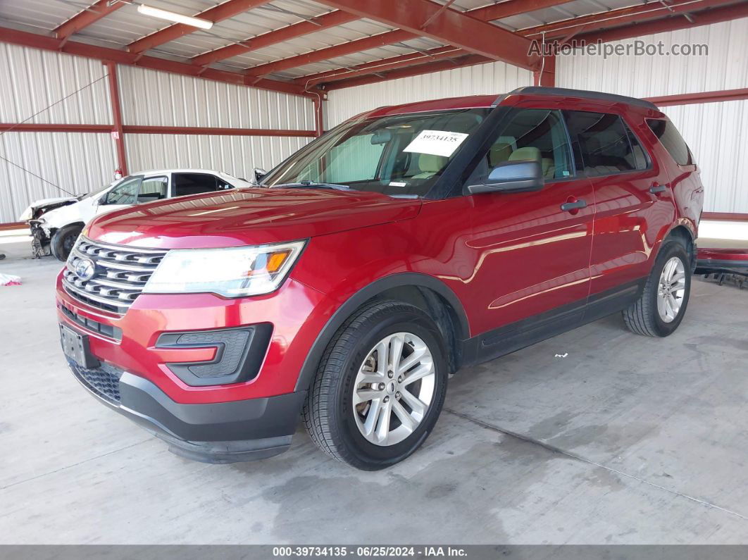 2017 Ford Explorer   Red vin: 1FM5K7BH7HGC55898