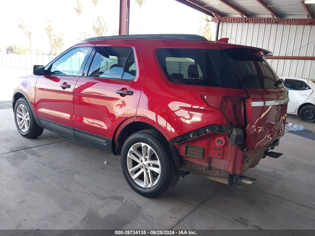 2017 Ford Explorer   Red vin: 1FM5K7BH7HGC55898