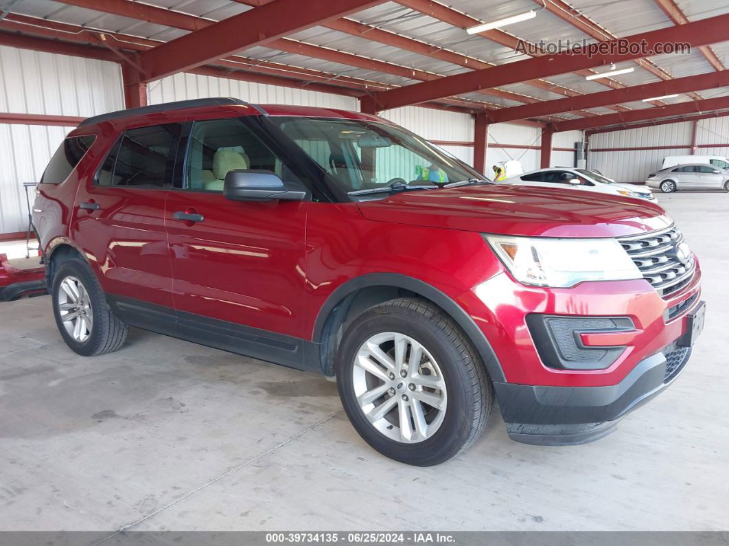 2017 Ford Explorer   Red vin: 1FM5K7BH7HGC55898