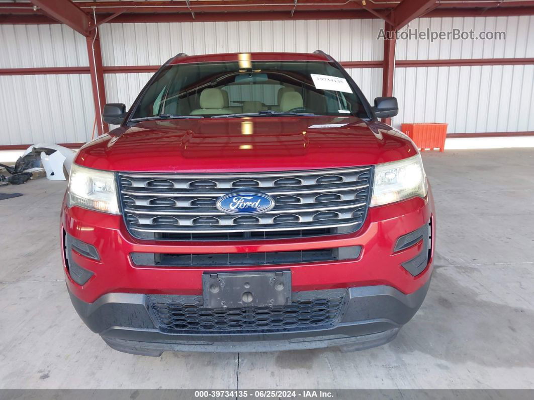 2017 Ford Explorer   Red vin: 1FM5K7BH7HGC55898