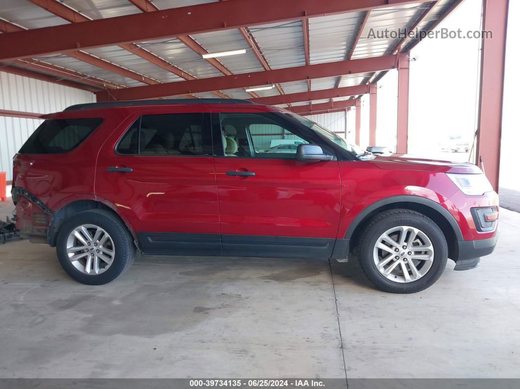 2017 Ford Explorer   Red vin: 1FM5K7BH7HGC55898