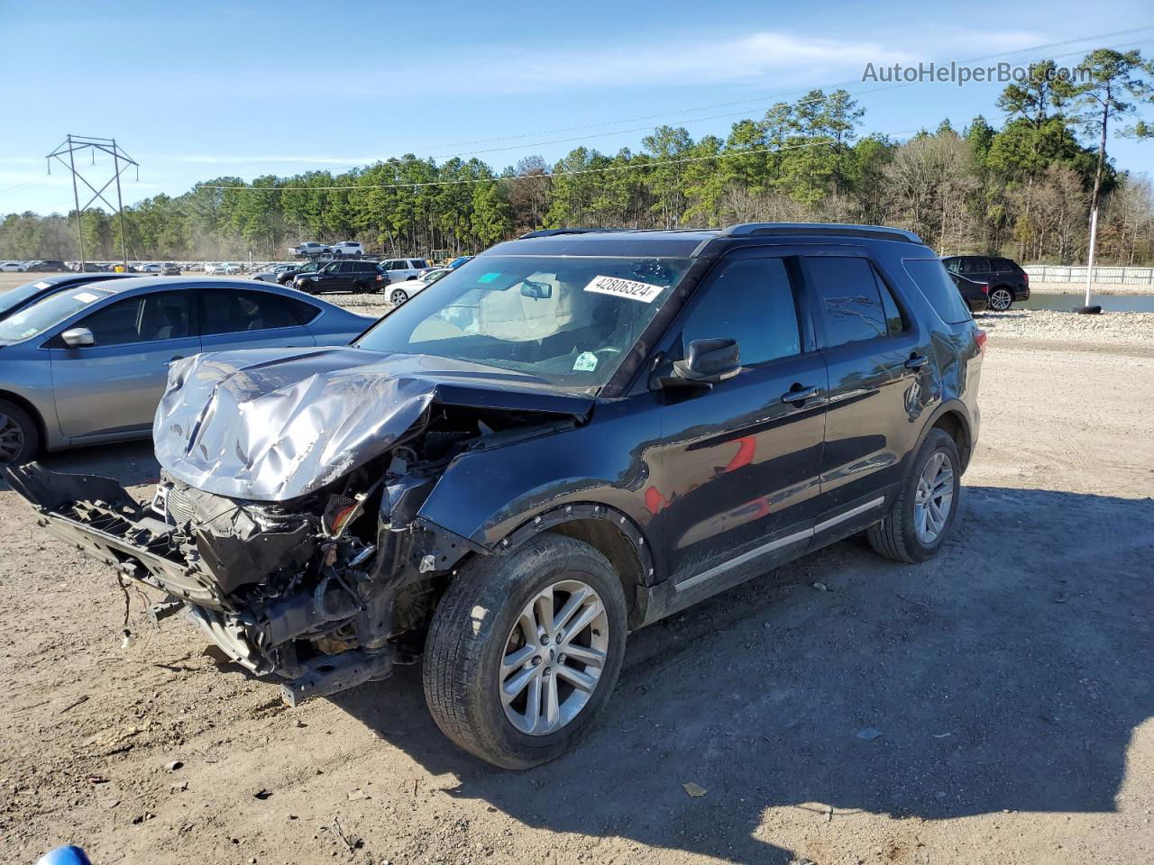 2017 Ford Explorer Xlt Charcoal vin: 1FM5K7D80HGB13762