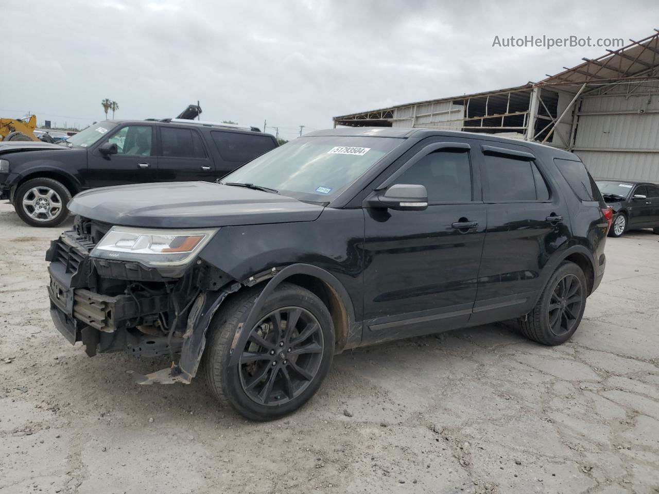 2017 Ford Explorer Xlt Black vin: 1FM5K7D80HGC13098