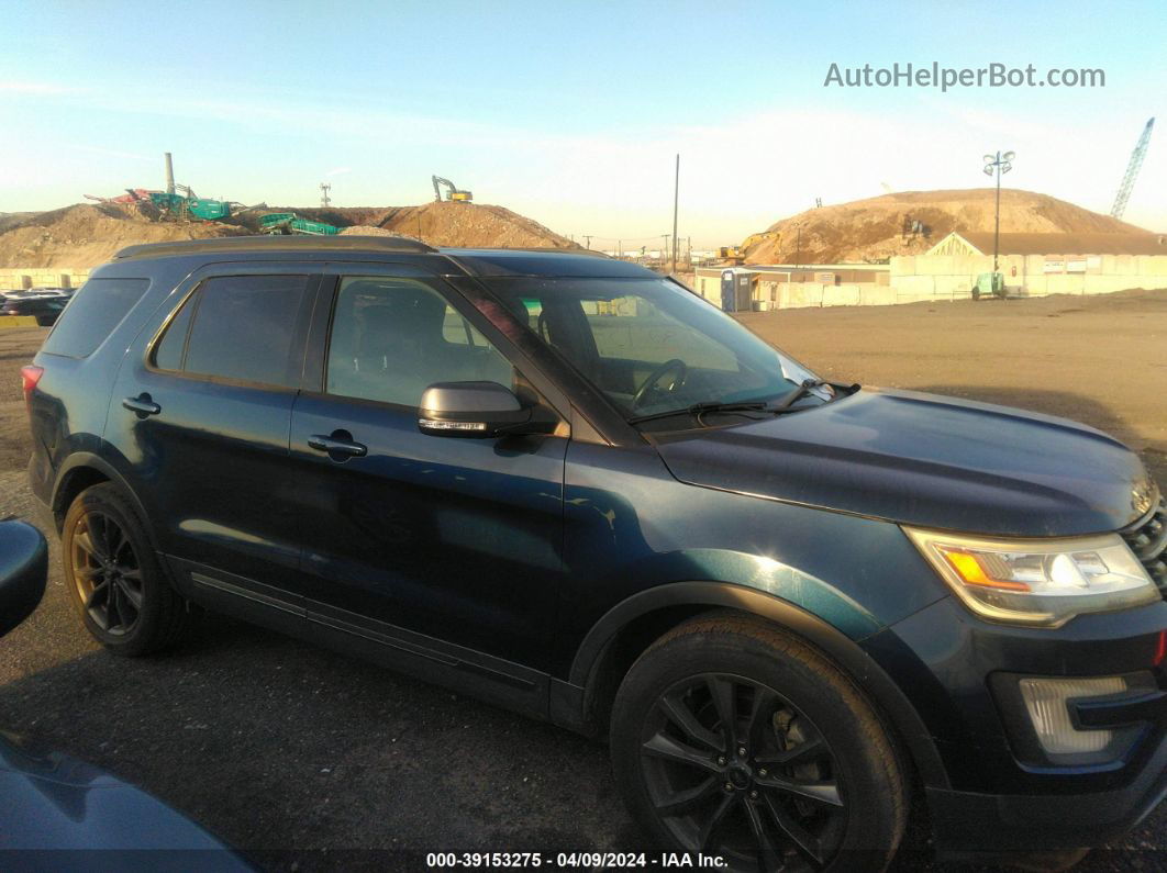 2017 Ford Explorer Xlt Blue vin: 1FM5K7D80HGC51866