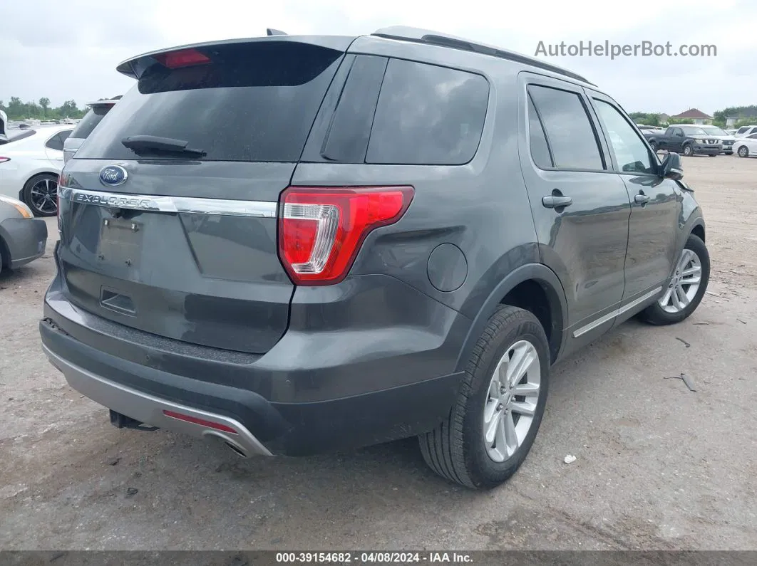 2017 Ford Explorer Xlt Серый vin: 1FM5K7D80HGC76282