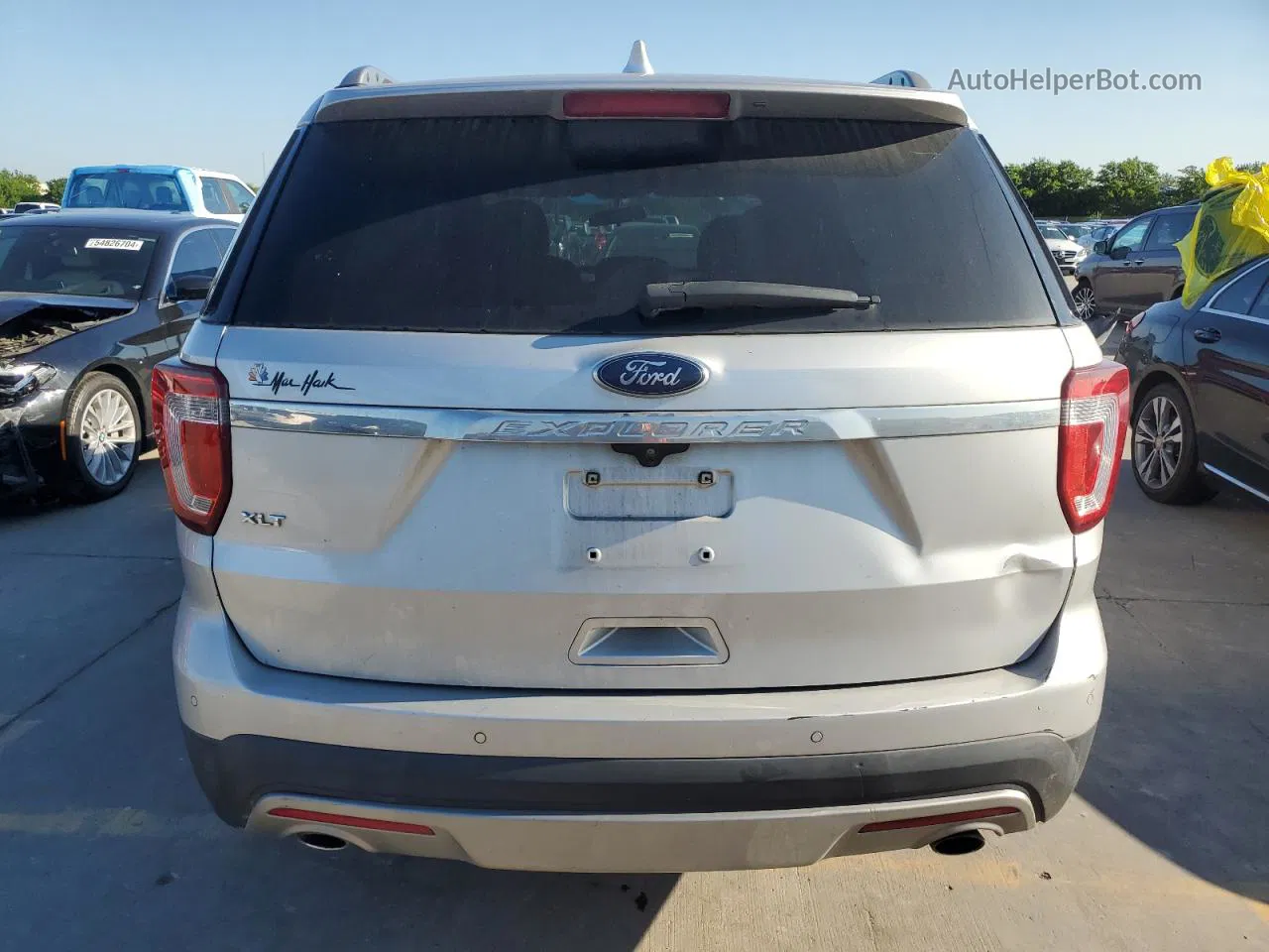 2017 Ford Explorer Xlt Silver vin: 1FM5K7D80HGD52924