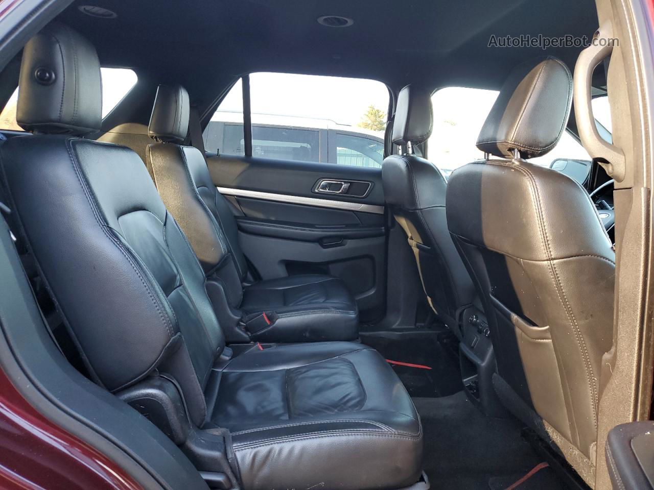 2018 Ford Explorer Xlt Бордовый vin: 1FM5K7D80JGA41905