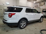 2018 Ford Explorer Xlt White vin: 1FM5K7D80JGA51897