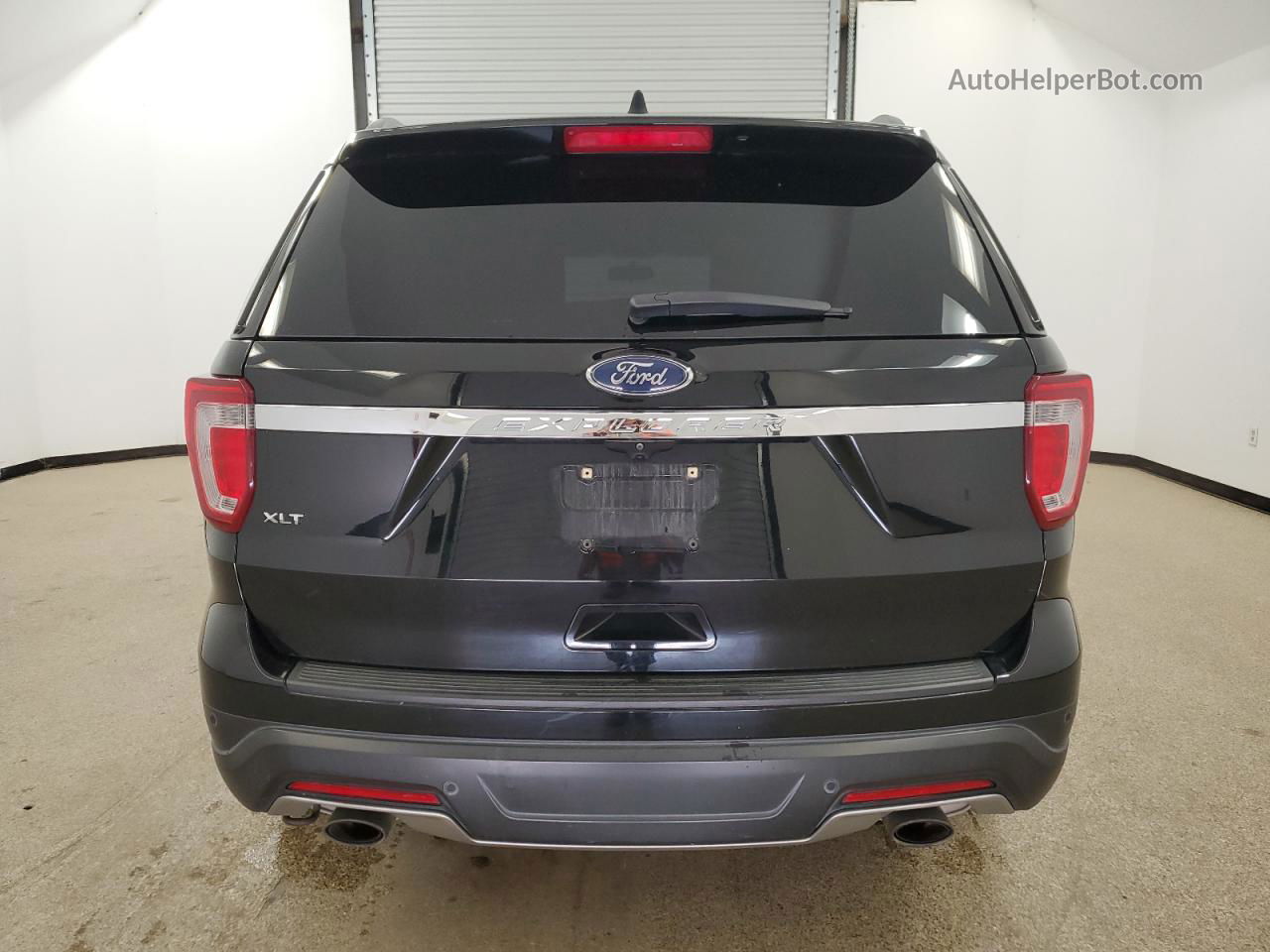 2018 Ford Explorer Xlt Black vin: 1FM5K7D80JGA79358