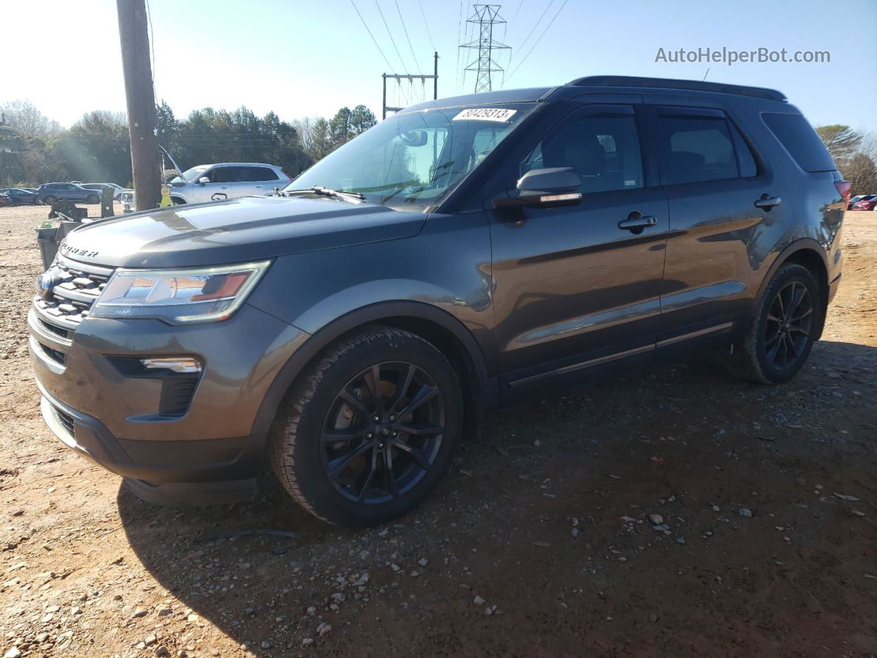 2018 Ford Explorer Xlt Charcoal vin: 1FM5K7D80JGB62837