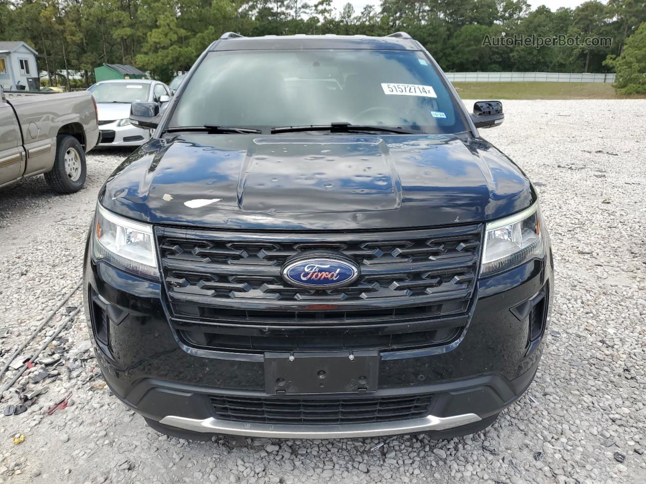 2018 Ford Explorer Xlt Black vin: 1FM5K7D80JGB78455