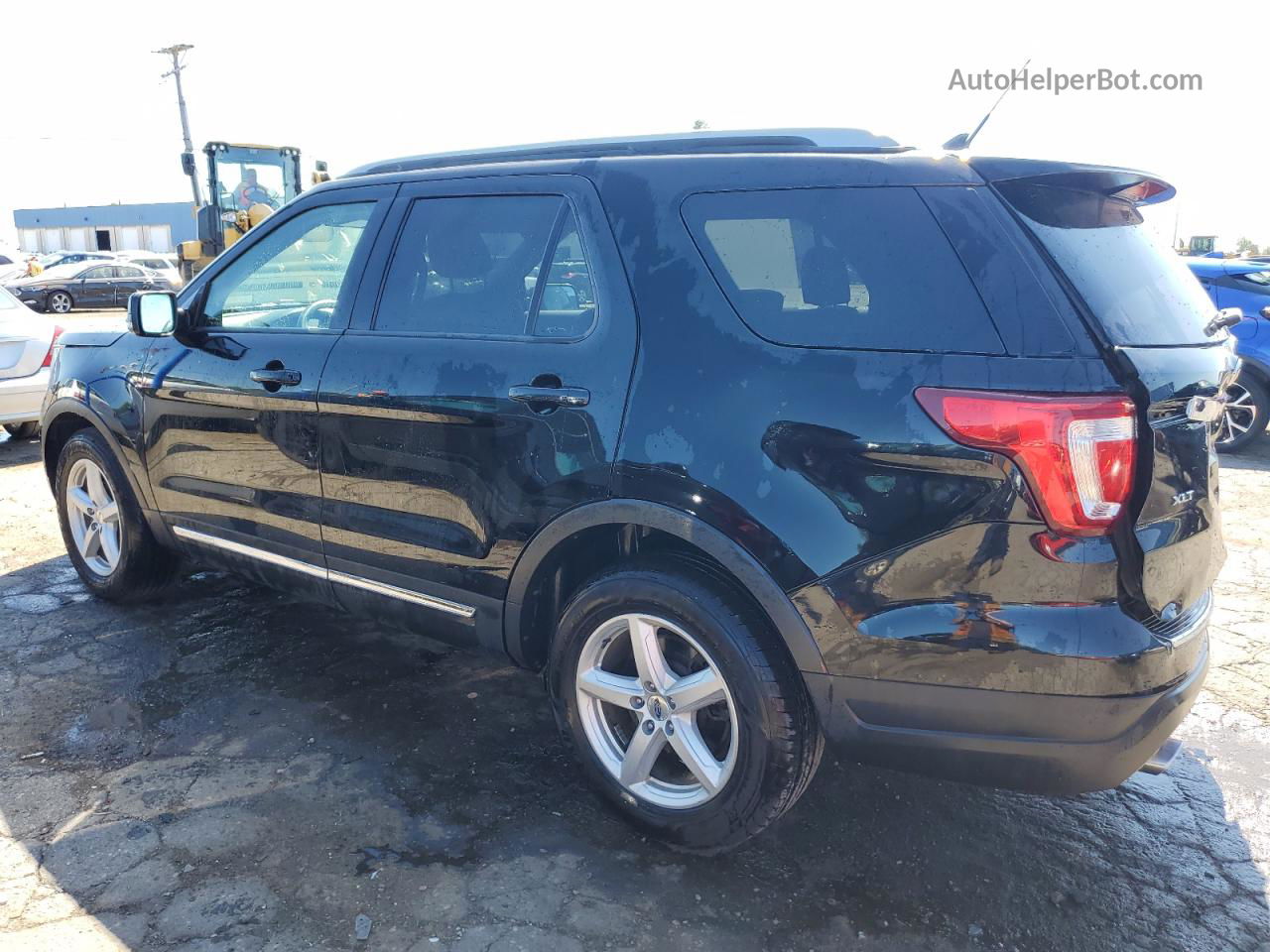 2018 Ford Explorer Xlt Black vin: 1FM5K7D80JGC25614