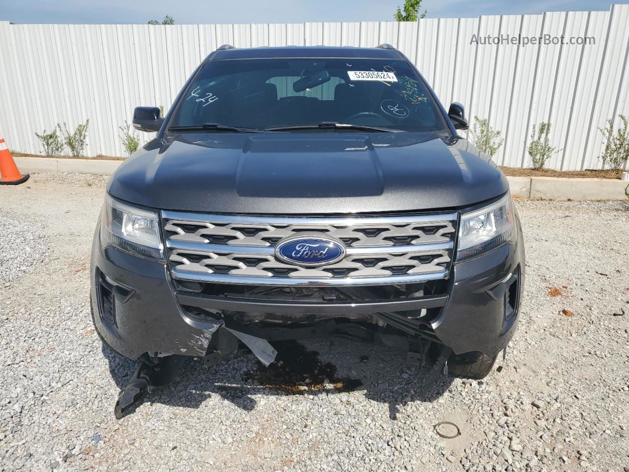 2018 Ford Explorer Xlt Серый vin: 1FM5K7D80JGC31350