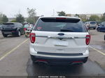 2018 Ford Explorer Xlt White vin: 1FM5K7D80JGC87059