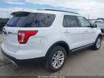 2017 Ford Explorer Xlt White vin: 1FM5K7D81HGC21176