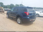 2017 Ford Explorer Xlt Blue vin: 1FM5K7D81HGC79207